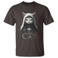 Halloween Cat T Shirt The Cat Nun Spooky - Wonder Print Shop