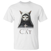 Halloween Cat T Shirt The Cat Nun Spooky - Wonder Print Shop