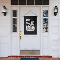 Halloween Rock N Roll Garden Flag Will Never Die Zombie - Wonder Print Shop