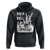 Halloween Rock N Roll Hoodie Will Never Die Zombie
