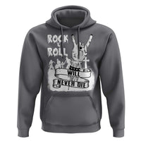 Halloween Rock N Roll Hoodie Will Never Die Zombie