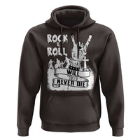 Halloween Rock N Roll Hoodie Will Never Die Zombie