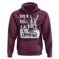 Halloween Rock N Roll Hoodie Will Never Die Zombie