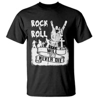 Halloween Rock N Roll T Shirt Will Never Die Zombie - Wonder Print Shop