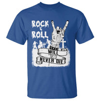 Halloween Rock N Roll T Shirt Will Never Die Zombie - Wonder Print Shop