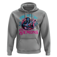Halloween Rock N Roll Hoodie Vibing With My Demons