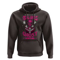 Real Girls Go Ghost Hunting Hoodie Paranormal Investigator Spooky Halloween