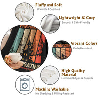 Paranormal Investigator Throw Blanket Ghost Hunting Creepy Halloween - Wonder Print Shop