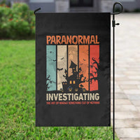 Paranormal Investigator Garden Flag Ghost Hunting Creepy Halloween - Wonder Print Shop