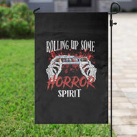 Funny Halloween Garden Flag Rolling Up Some Horror Spirit - Wonder Print Shop