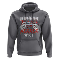 Funny Halloween Hoodie Rolling Up Some Horror Spirit