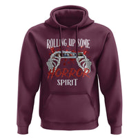 Funny Halloween Hoodie Rolling Up Some Horror Spirit