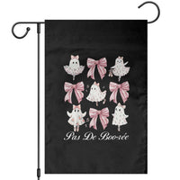 Coquette Halloween Garden Flag Pas De Boo-rée Ghost Ballerina - Wonder Print Shop