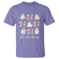 Coquette Halloween T Shirt Pas De Boo-re Ghost Ballerina - Wonder Print Shop