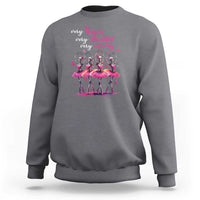 Ballerina Halloween Sweatshirt Very Demure Very Mindful Very Cutesy Skeleton Coquette - Wonder Print Shop