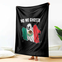Mexico Halloween Throw Blanket No Me Ghosta Mexican Ghost - Wonder Print Shop