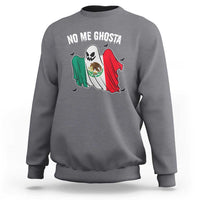 Mexico Halloween Sweatshirt No Me Ghosta Mexican Ghost - Wonder Print Shop