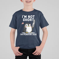 I'm Not Short I'm Penguin Size Angry But Cute T Shirt For Kid - Wonder Print Shop