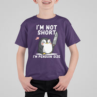 I'm Not Short I'm Penguin Size Angry But Cute T Shirt For Kid - Wonder Print Shop