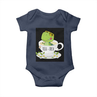 Funny Dinosaur Tea Rex Baby Onesie