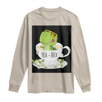Funny Dinosaur Tea Rex Long Sleeve Shirt