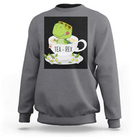 Funny Dinosaur Tea Rex Sweatshirt - Wonder Print Shop