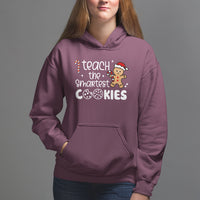 I Teach The Smartest Little Cookies Christmas Best Teacher Hoodie - Wonder Print Shop