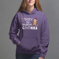 I Teach The Smartest Little Cookies Christmas Best Teacher Hoodie - Wonder Print Shop