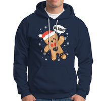 Op Snap Gingerbread Broken Heart Single Christmas Hoodie - Wonder Print Shop
