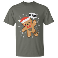 Op Snap Gingerbread Broken Heart Single Christmas T Shirt - Wonder Print Shop