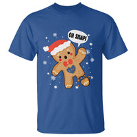Op Snap Gingerbread Broken Heart Single Christmas T Shirt - Wonder Print Shop