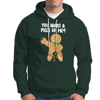 You Want A Piece Of Me Gingerbread Naughty Christmas Hoodie - Wonder Print Shop