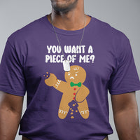 You Want A Piece Of Me Gingerbread Naughty Christmas T Shirt - Wonder Print Shop