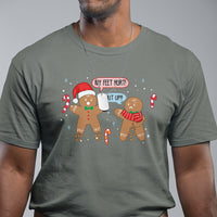 Shut Up Gingerbread Just Broken Feet Naught Christmas T Shirt - Wonder Print Shop
