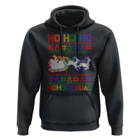 Funny Christmas LGBT Hoodie Ho Ho Ho Homosexual