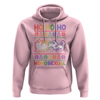 Funny Christmas LGBT Hoodie Ho Ho Ho Homosexual