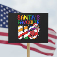 Funny Christmas LGBT Protest Sign Santas Favorite Ho Rainbow - Wonder Print Shop