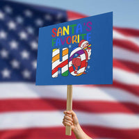 Funny Christmas LGBT Protest Sign Santas Favorite Ho Rainbow - Wonder Print Shop