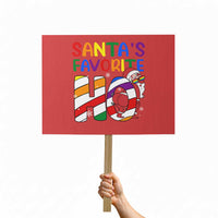 Funny Christmas LGBT Protest Sign Santas Favorite Ho Rainbow - Wonder Print Shop