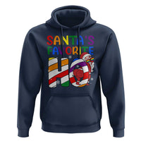 Funny Christmas LGBT Hoodie Santas Favorite Ho Rainbow