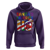 Funny Christmas LGBT Hoodie Santas Favorite Ho Rainbow
