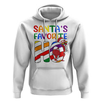 Funny Christmas LGBT Hoodie Santas Favorite Ho Rainbow