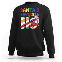Funny Christmas LGBT Sweatshirt Santas Favorite Ho Rainbow - Wonder Print Shop