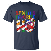 Funny Christmas LGBT T Shirt Santas Favorite Ho Rainbow - Wonder Print Shop