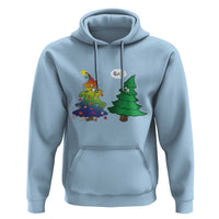 Funny Gay Christmas Hoodie Rainbow Christmas Tree LGBT