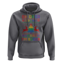 Funny Christmas LGBT Hoodie Oh Deer Im Queer