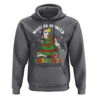 Gothic Xmas Hoodie Making Spirits Bright Cute Ghost Christmas Tree
