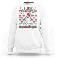 Funny Xmas Sweatshirt I Am The Ghost Of Christmas Present - Wonder Print Shop