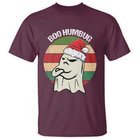 Gothic Xmas T Shirt Boo Humbug Santa Ghost - Wonder Print Shop