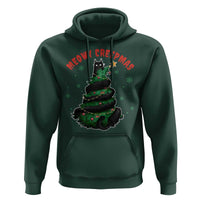 Gothic Xmas Hoodie Meowy Creepmas Cat Christmas Tree